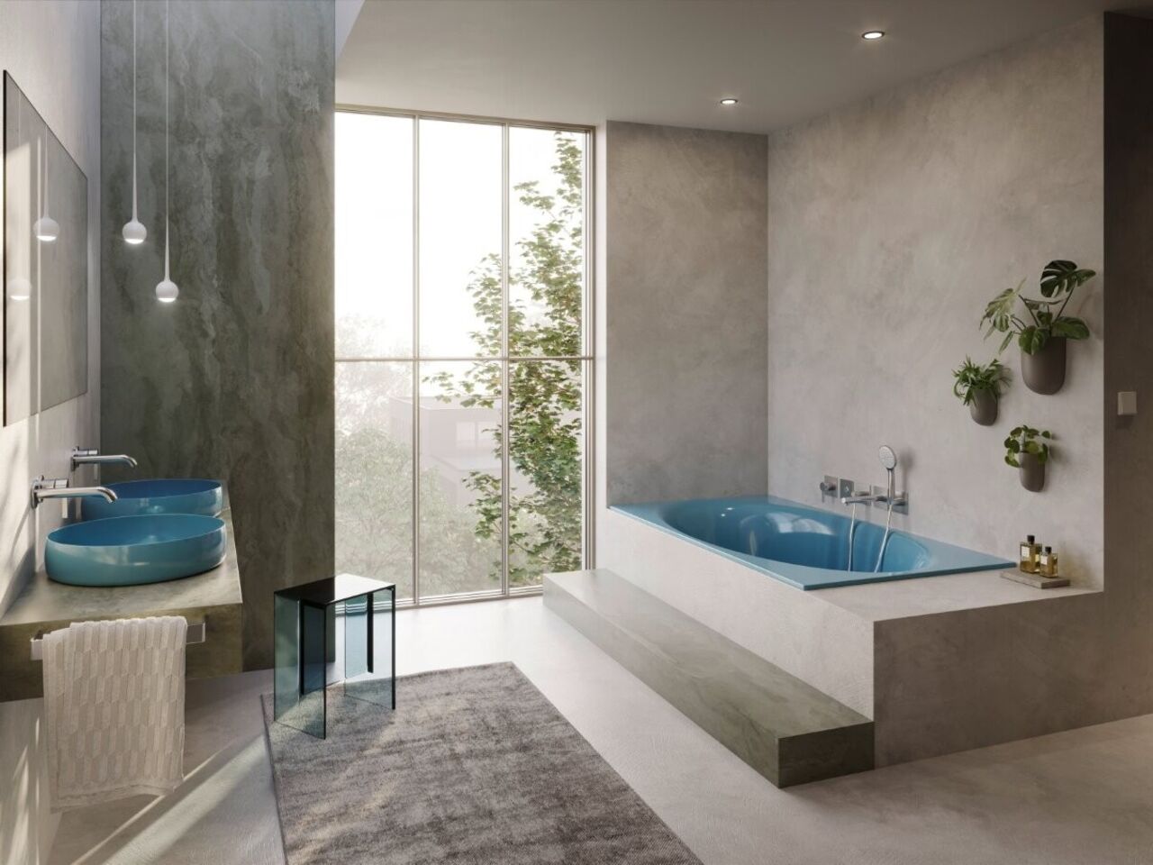 Trilogie für das Badezimmer